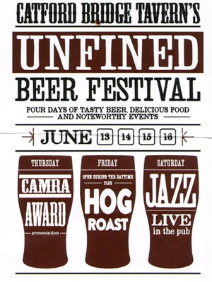 Catford Bridge Tavern's Unfined Beer Festival